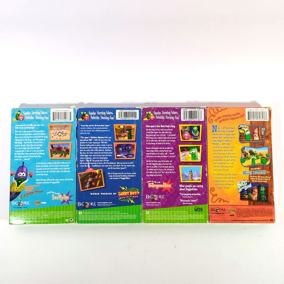 VeggieTales 11 VHS Lot Collection Very Silly Songs Larry-Boy! Madame Blueberry - Picture 3 of 4